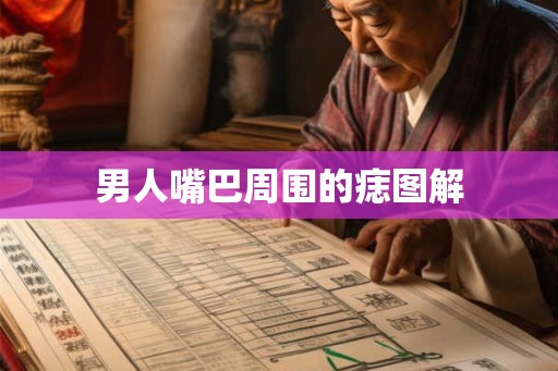 男人嘴巴周围的痣图解