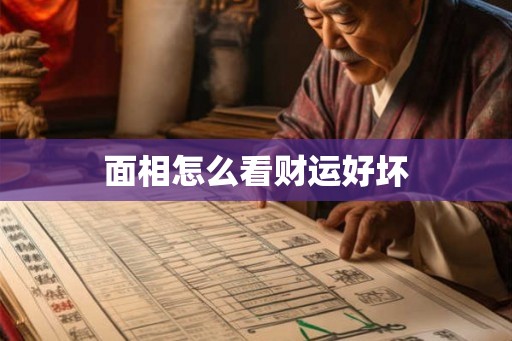 面相怎么看财运好坏