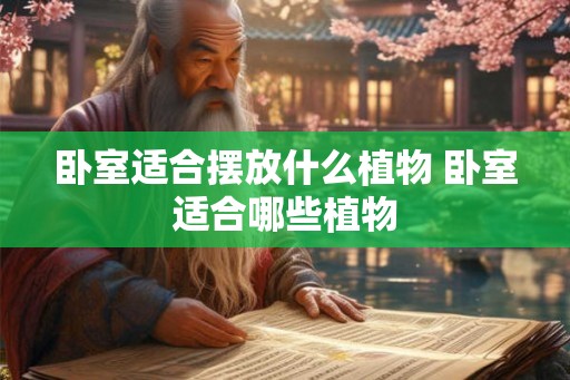 卧室适合摆放什么植物 卧室适合哪些植物