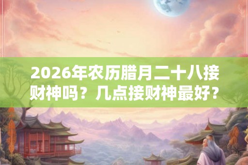 2026年农历腊月二十八接财神吗？几点接财神最好？