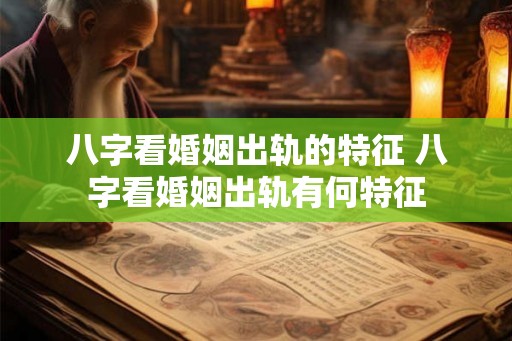 八字看婚姻出轨的特征 八字看婚姻出轨有何特征 八字看婚姻出轨的特征 八字看婚姻出轨有何特征