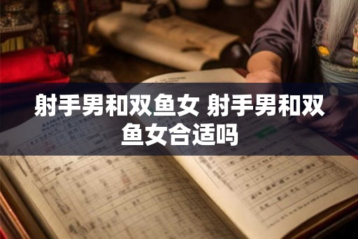 射手男和双鱼女 射手男和双鱼女合适吗