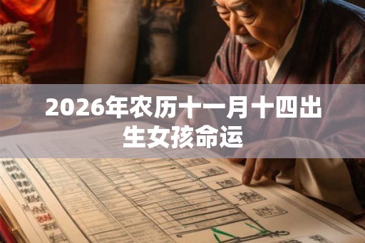 2026年农历十一月十四出生女孩命运