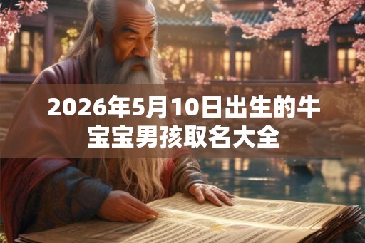 2026年5月10日出生的牛宝宝男孩取名大全