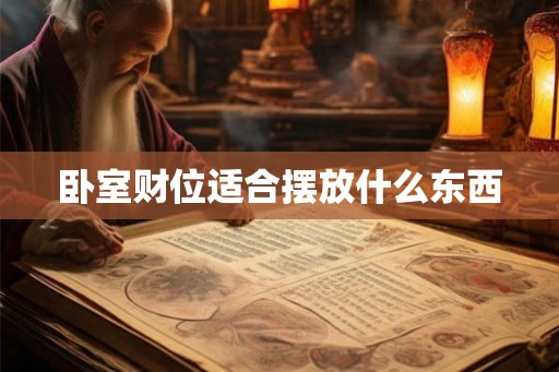 卧室财位适合摆放什么东西