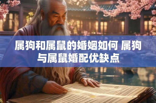 属狗和属鼠的婚姻如何 属狗与属鼠婚配优缺点