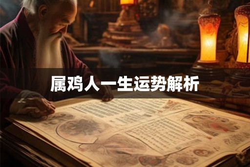 属鸡人一生运势解析