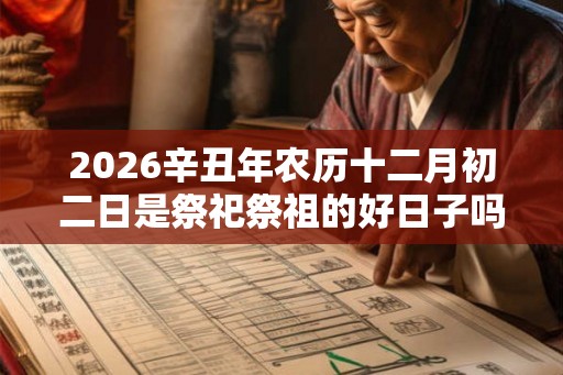2026辛丑年农历十二月初二日是祭祀祭祖的好日子吗？