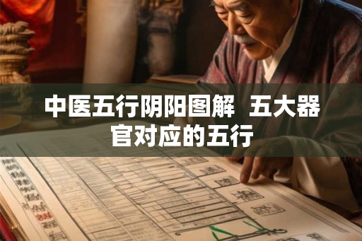 中医五行阴阳图解  五大器官对应的五行