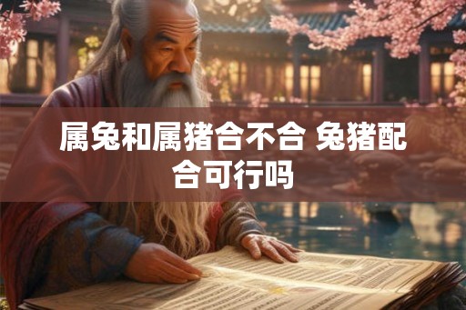 属兔和属猪合不合 兔猪配合可行吗