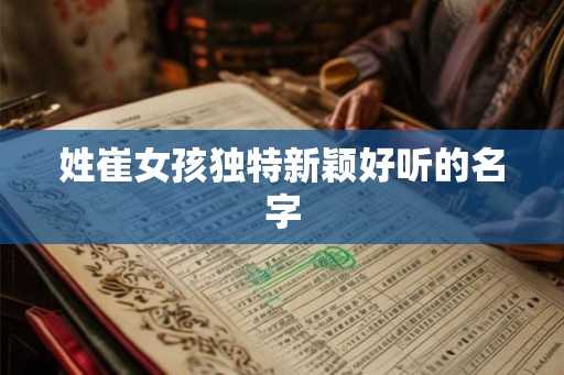 姓崔女孩独特新颖好听的名字