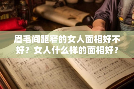 眉毛间距窄的女人面相好不好？女人什么样的面相好？