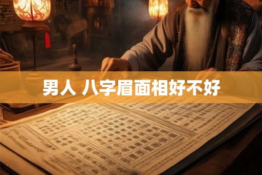 男人 八字眉面相好不好