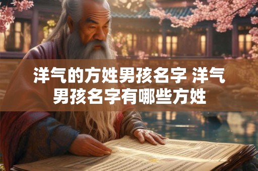 洋气的方姓男孩名字 洋气男孩名字有哪些方姓 洋气的方姓男孩名字 洋气男孩名字有哪些方姓