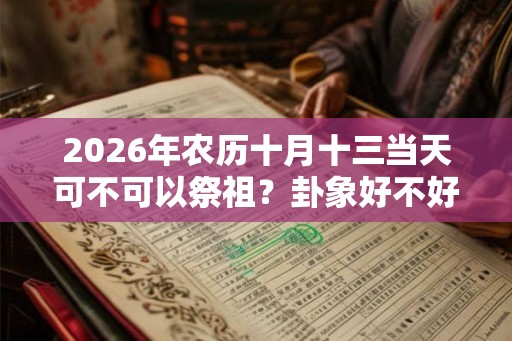 2026年农历十月十三当天可不可以祭祖？卦象好不好？
