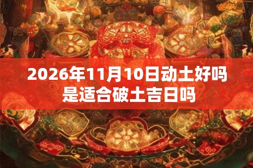 2026年11月10日动土好吗 是适合破土吉日吗