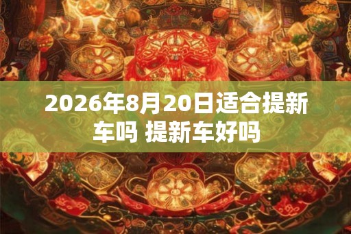 2026年8月20日适合提新车吗 提新车好吗