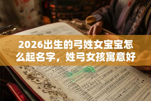 2026出生的弓姓女宝宝怎么起名字，姓弓女孩寓意好的名字
