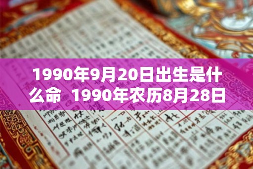 1990年9月20日出生是什么命  1990年农历8月28日是什么命