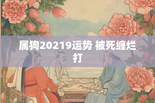 属狗20219运势 被死缠烂打