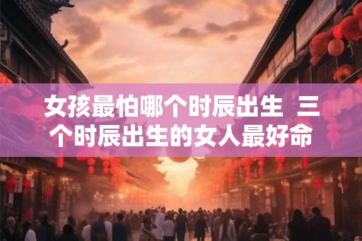 女孩最怕哪个时辰出生  三个时辰出生的女人最好命
