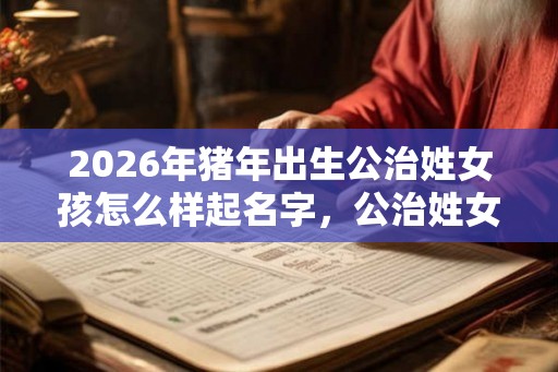 2026年猪年出生公治姓女孩怎么样起名字，公治姓女孩好名推荐