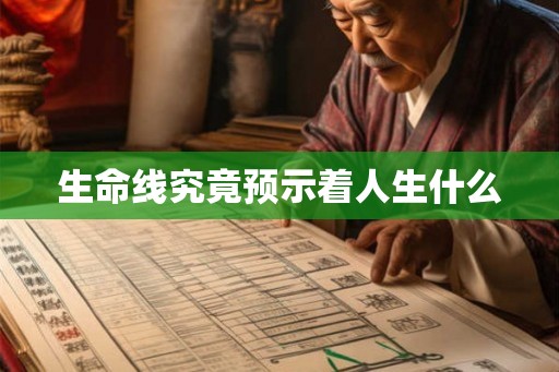 生命线究竟预示着人生什么