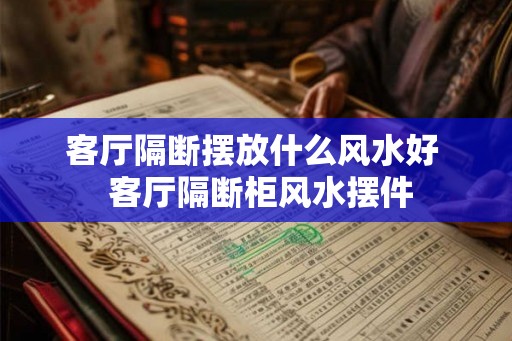 客厅隔断摆放什么风水好  客厅隔断柜风水摆件