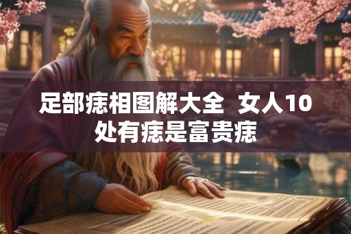 足部痣相图解大全 女人10处有痣是富贵痣 足部痣相图解大全 女人10处有痣是富贵痣