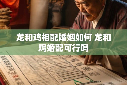 龙和鸡相配婚姻如何 龙和鸡婚配可行吗