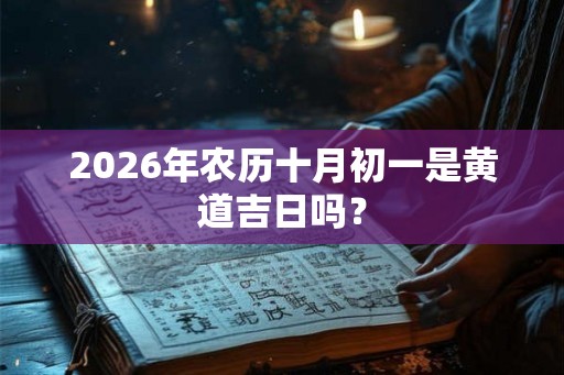 2026年农历十月初一是黄道吉日吗？