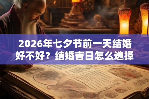 2026年七夕节前一天结婚好不好?结婚吉日怎么选择? 2026年七夕节前一天结婚好不好?结婚吉日怎么选择?