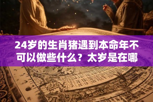 24岁的生肖猪遇到本命年不可以做些什么？太岁是在哪个方位？