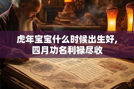 虎年宝宝什么时候出生好,四月功名利禄尽收