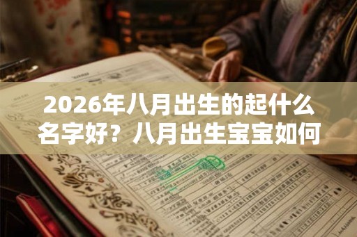 2026年八月出生的起什么名字好?八月出生宝宝如何起名? 2026年八月出生的起什么名字好?八月出生宝宝如何起名?