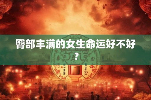 臀部丰满的女生命运好不好？