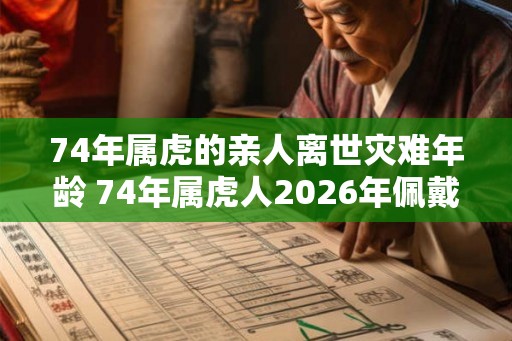 74年属虎的亲人离世灾难年龄 74年属虎人2026年佩戴什么好 74年属虎的亲人离世灾难年龄 74年属虎人2026年佩戴什么好