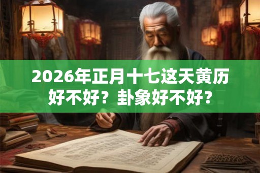 2026年正月十七这天黄历好不好？卦象好不好？