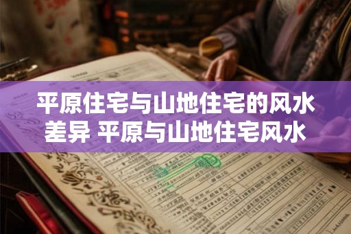 平原住宅与山地住宅的风水差异 平原与山地住宅风水的差异 平原住宅与山地住宅的风水差异 平原与山地住宅风水的差异