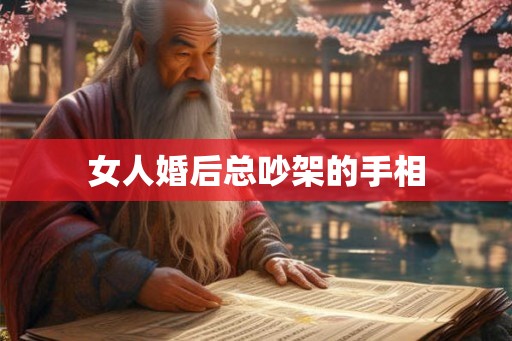 女人婚后总吵架的手相