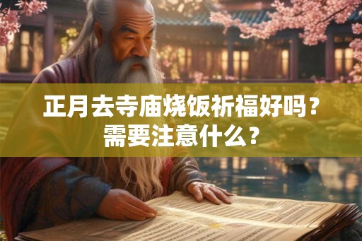 正月去寺庙烧饭祈福好吗？需要注意什么？