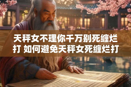 天秤女不理你千万别死缠烂打 如何避免天秤女死缠烂打