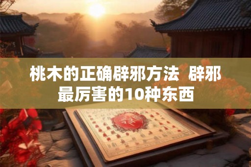 桃木的正确辟邪方法  辟邪最厉害的10种东西