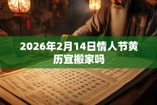 2026年2月14日情人节黄历宜搬家吗