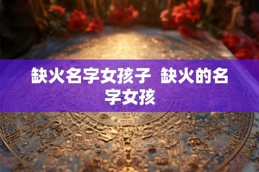 缺火名字女孩子  缺火的名字女孩