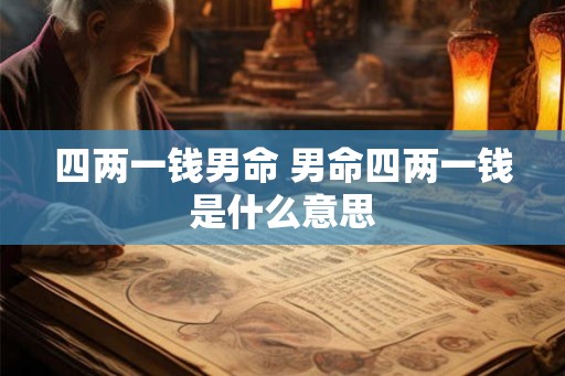 四两一钱男命 男命四两一钱是什么意思 四两一钱男命 男命四两一钱是什么意思