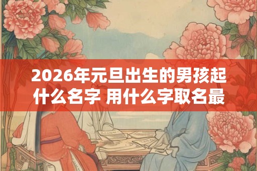 2026年元旦出生的男孩起什么名字 用什么字取名最好