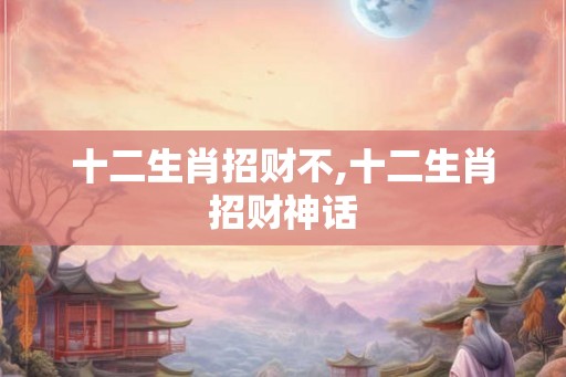 十二生肖招财不,十二生肖招财神话