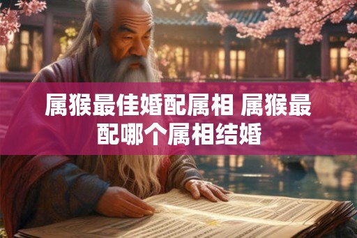 属猴最佳婚配属相 属猴最配哪个属相结婚