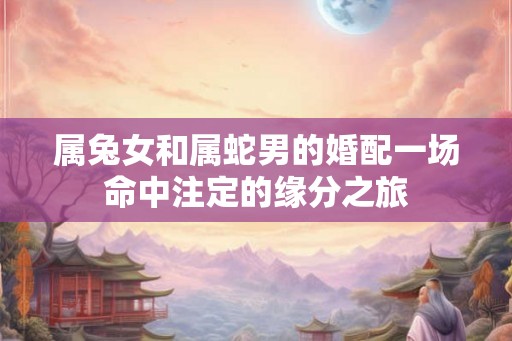 属兔女和属蛇男的婚配一场命中注定的缘分之旅